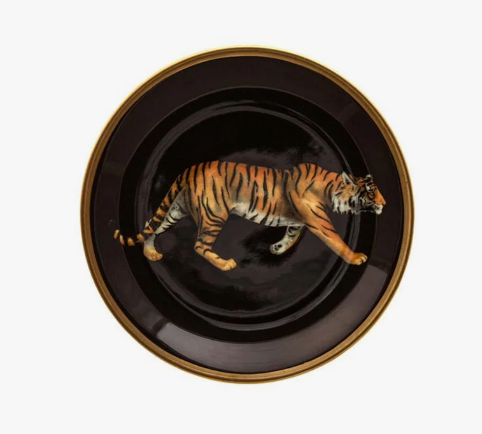 Magnificent Wildlife Tiger - Coaster in Black