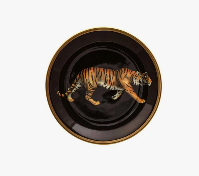 Magnificent Wildlife Tiger - Coaster in Black