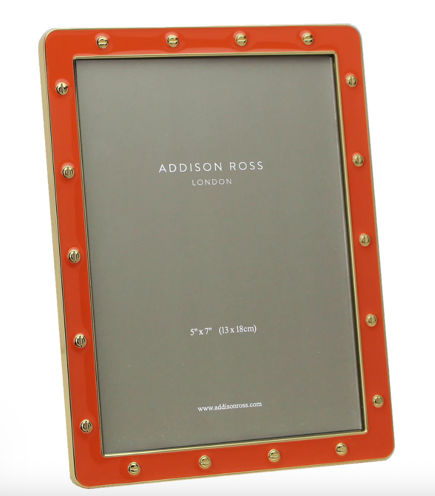 Enamel & Gold Locket Frame 5x7