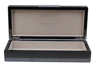 Carbon Fibre Silver 4x9 Lacquered Box