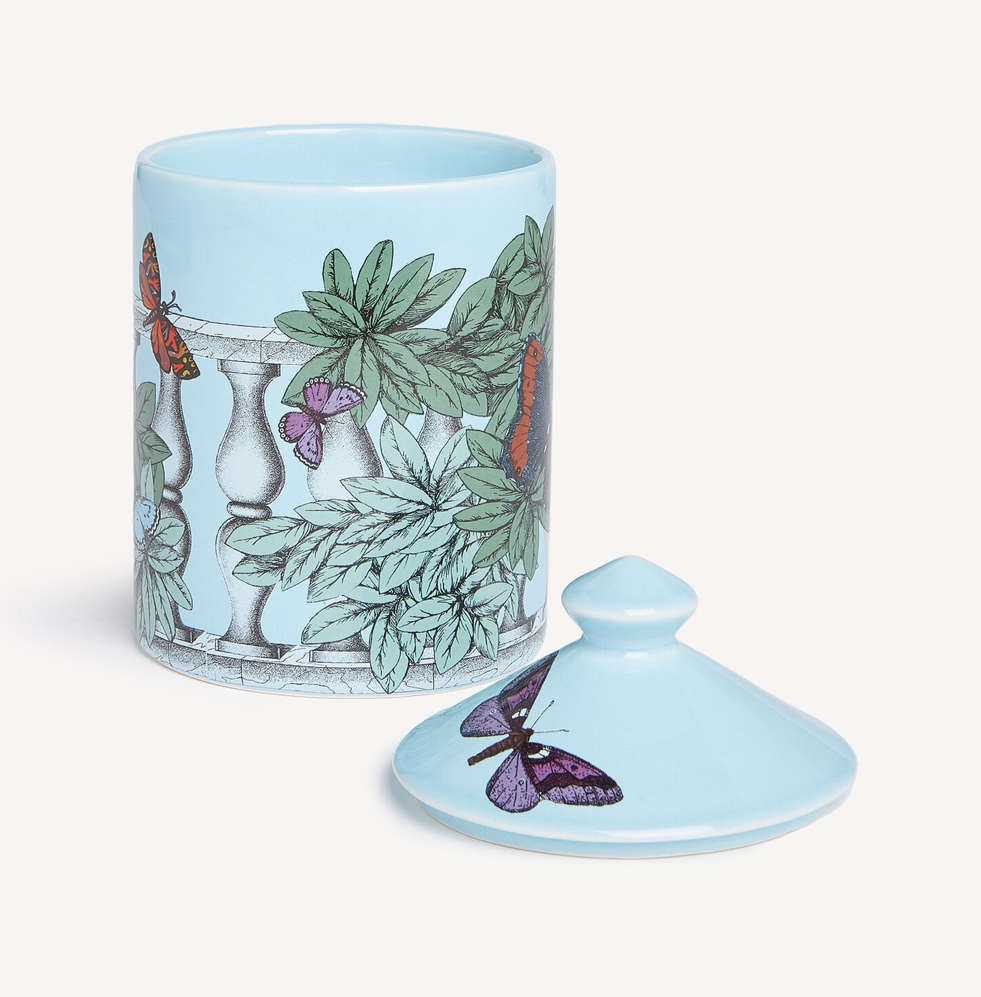 SE POI Scented Candle - Farfalle e balaustra Décor - Giardino Segreto Fragrance