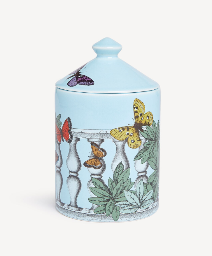 SE POI Scented Candle - Farfalle e balaustra Décor - Giardino Segreto Fragrance