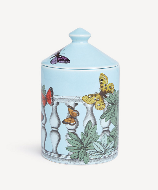 SE POI Scented Candle - Farfalle e balaustra Décor - Giardino Segreto Fragrance