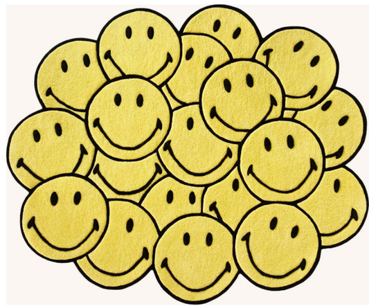 Smiley Bunch Area Rug  30” x 72” (Can be drop shipped in 24hrs)