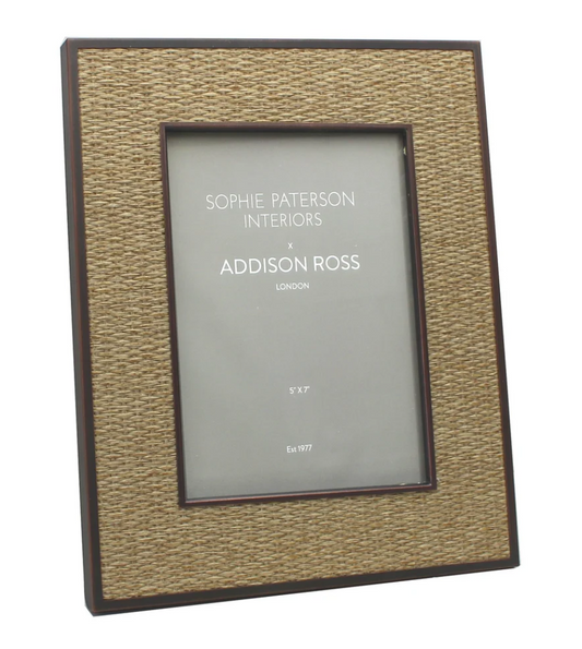 Wheat Rattan Frame 5x7