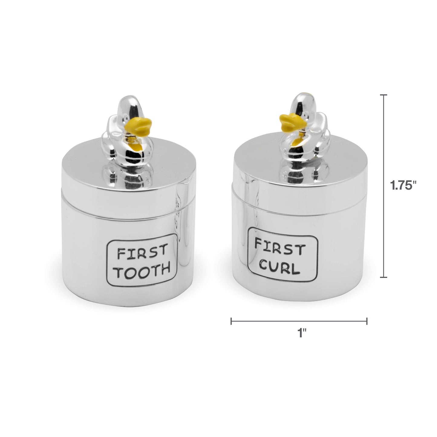 BABY DUCK FIRST TOOTH CURL BOXES
