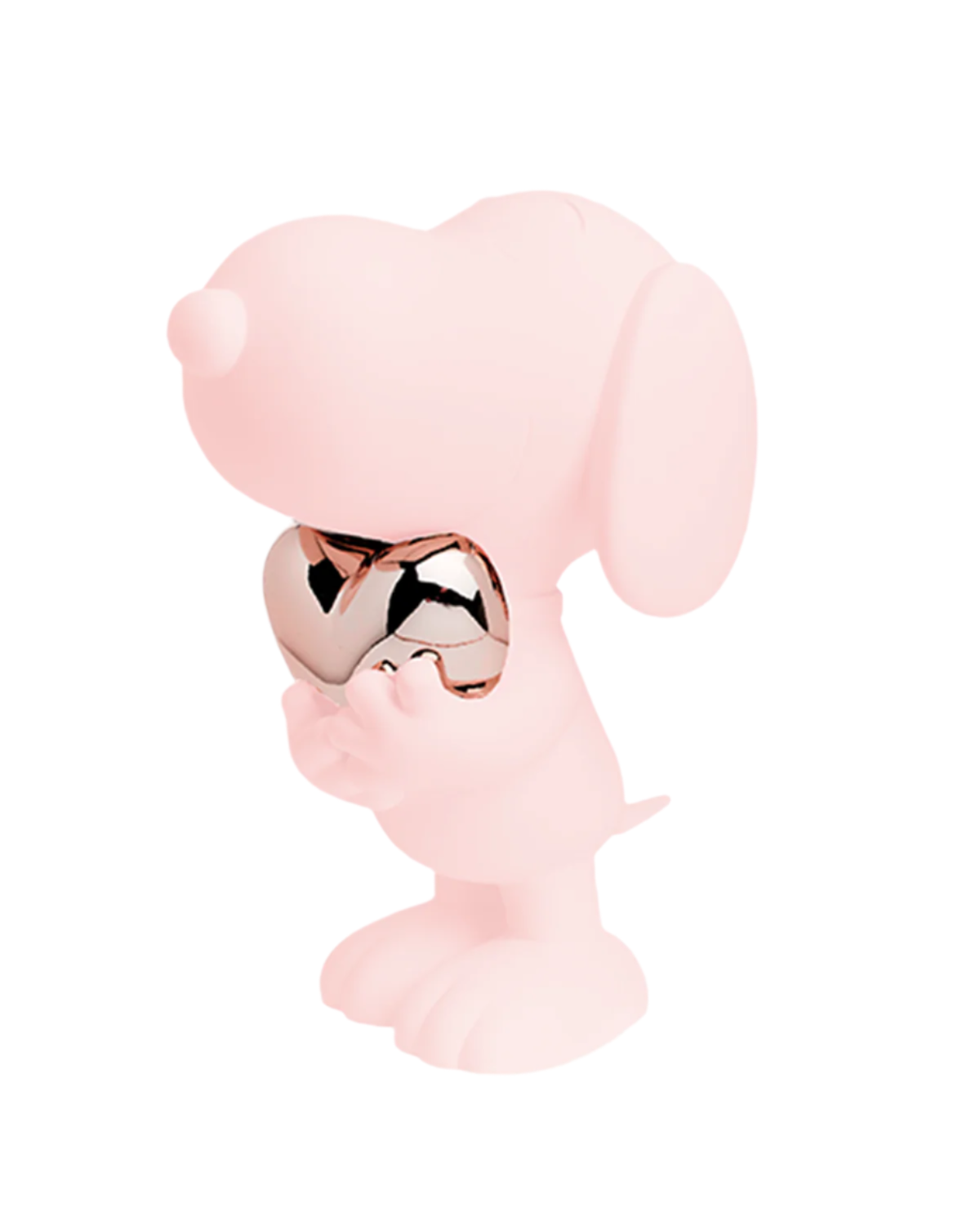 Snoopy HEART Pink & Gold Heart 11in