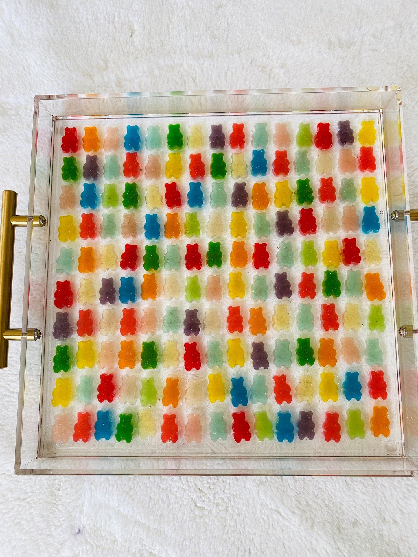 Gummy Bear Acrylic Serving Tray