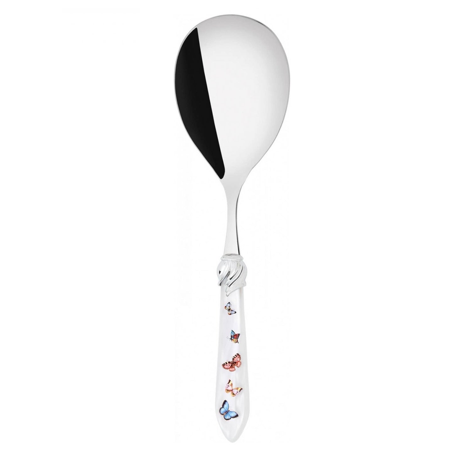 Butterflies Casserole / Rice Serving Spoon- White