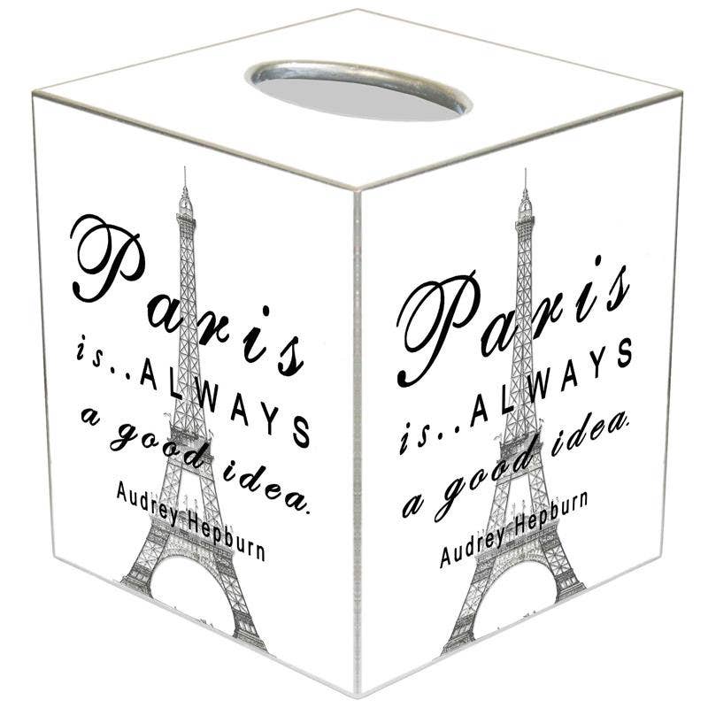 Paris is Always a Good Idea Tissue Box Cover