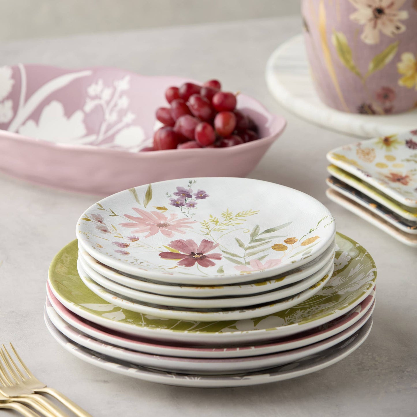 Wildflowers Salad Plate 9" (Each Set of 4)