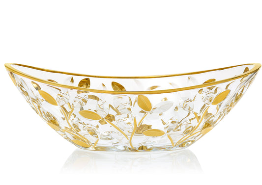 "Generation to Generation" Gold Oval Serving Bowl
