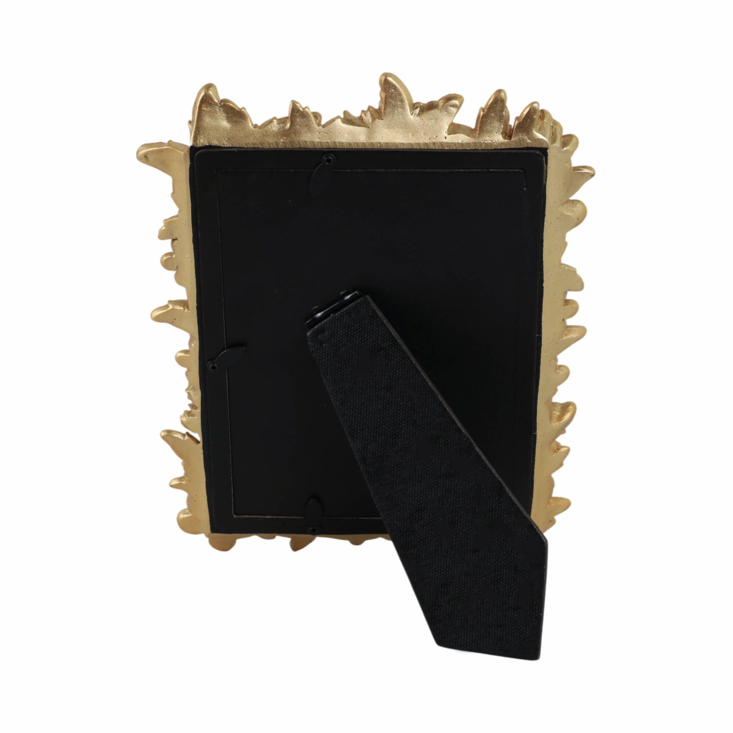 5 in. x 7 in. Gold Resin Butterflies Photo Frame