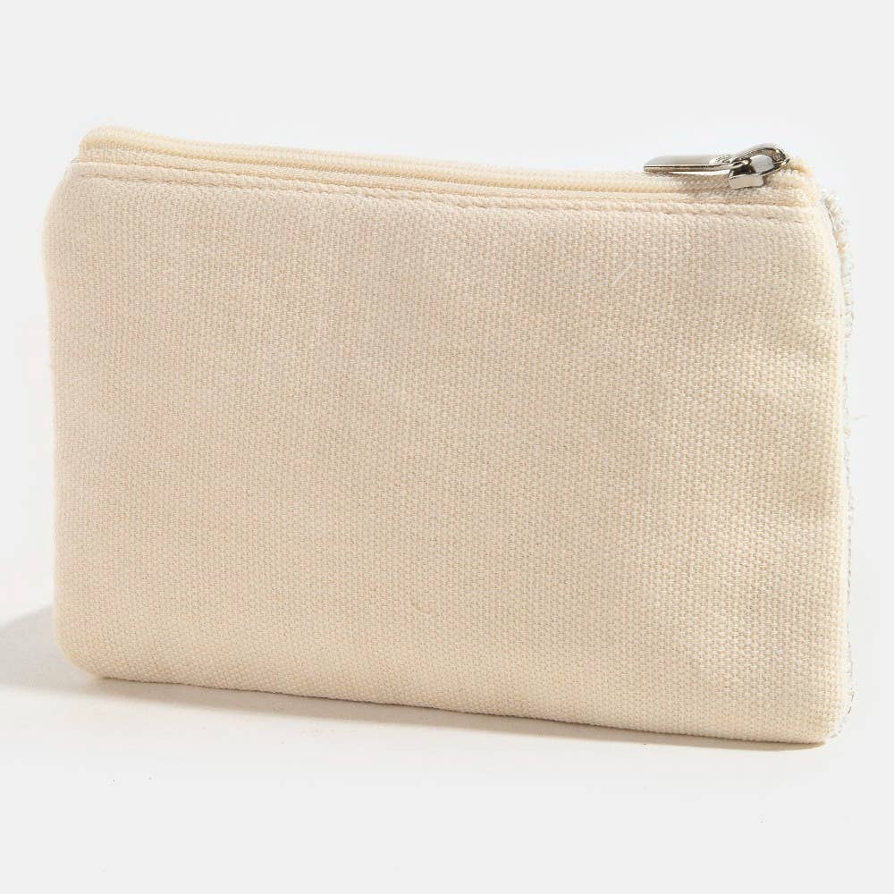 Amazing Teacher Seed Beaded Coin Purse