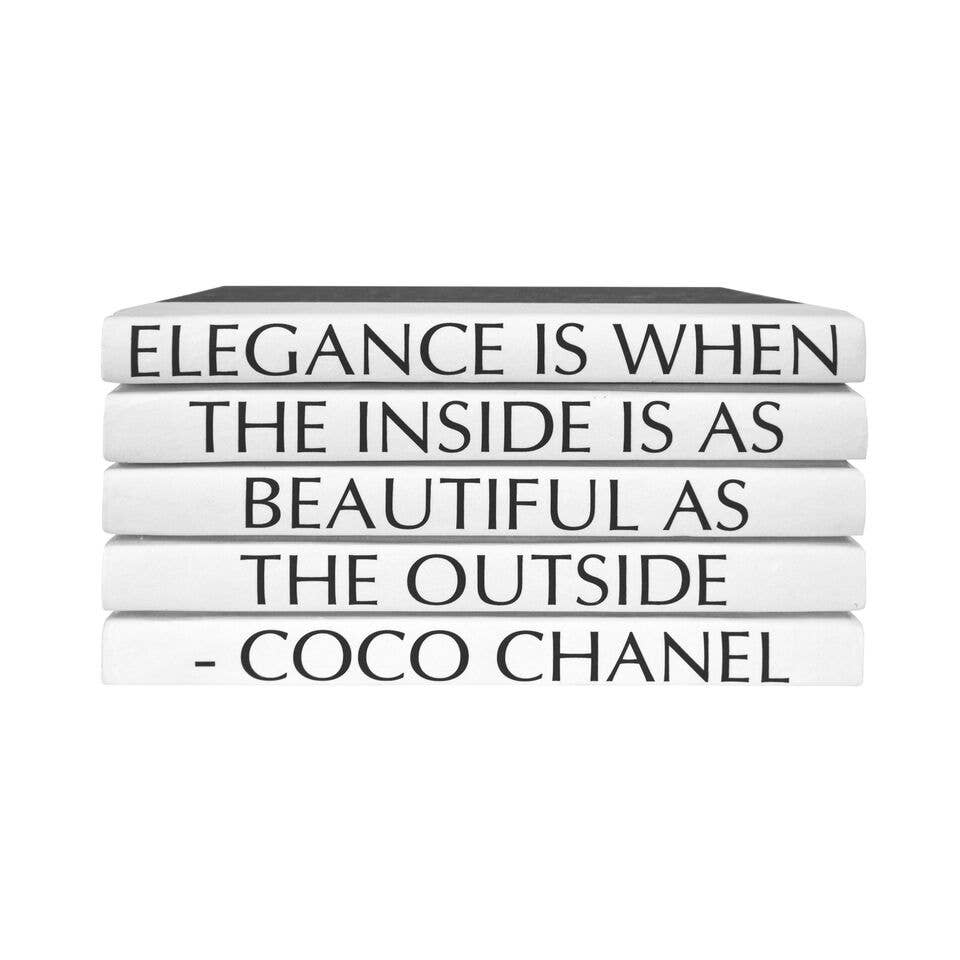 Elegance Is When... Coco Chanel (Black Covers- 5 Books in All)
