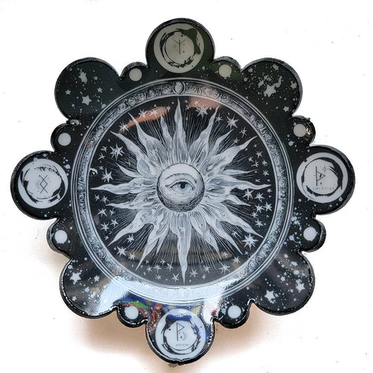 CELESTIAL DIVINATION |  Handmade Glass Trinket Dish