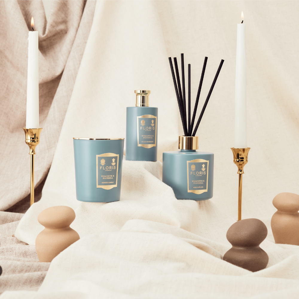 Hyacinth & Bluebell Scented Candle