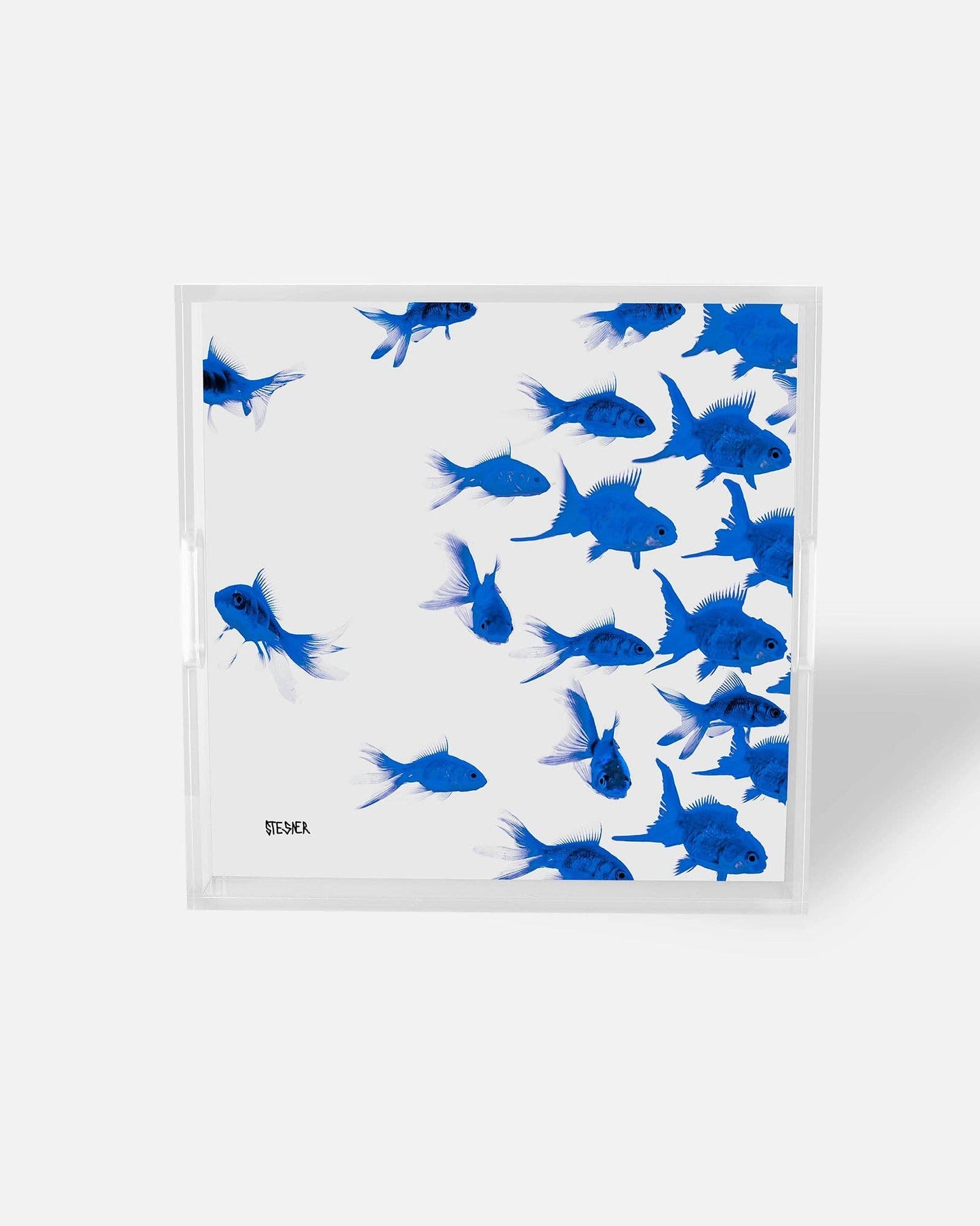 The Sapphire Swim Blue Fish Tray