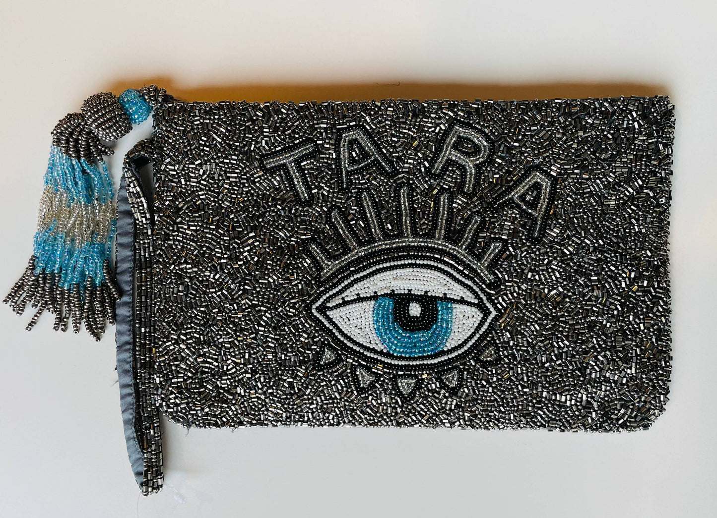 Beaded Bag with the Evil Eye Protection