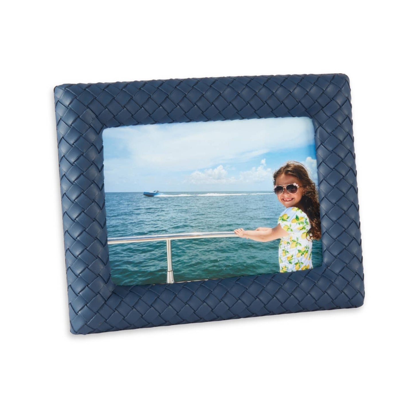 Genuine Leather Woven Frame