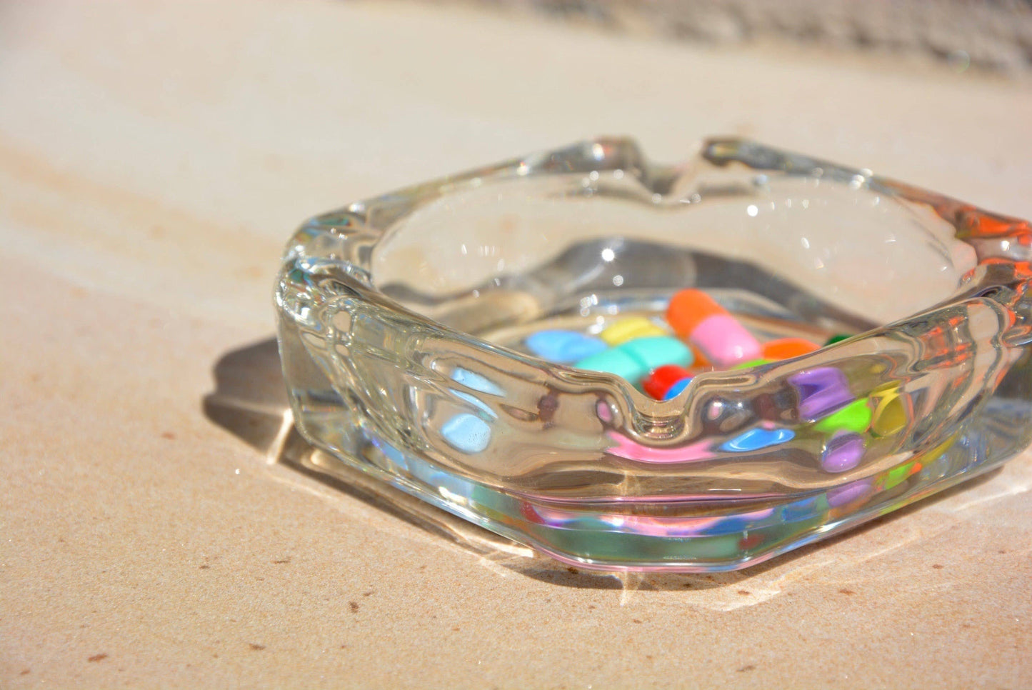 Happy Hour Ashtray (with fake pills)