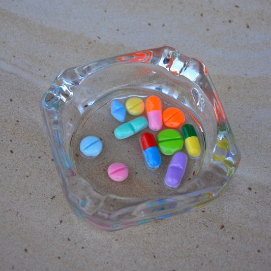 Happy Hour Ashtray (with fake pills)