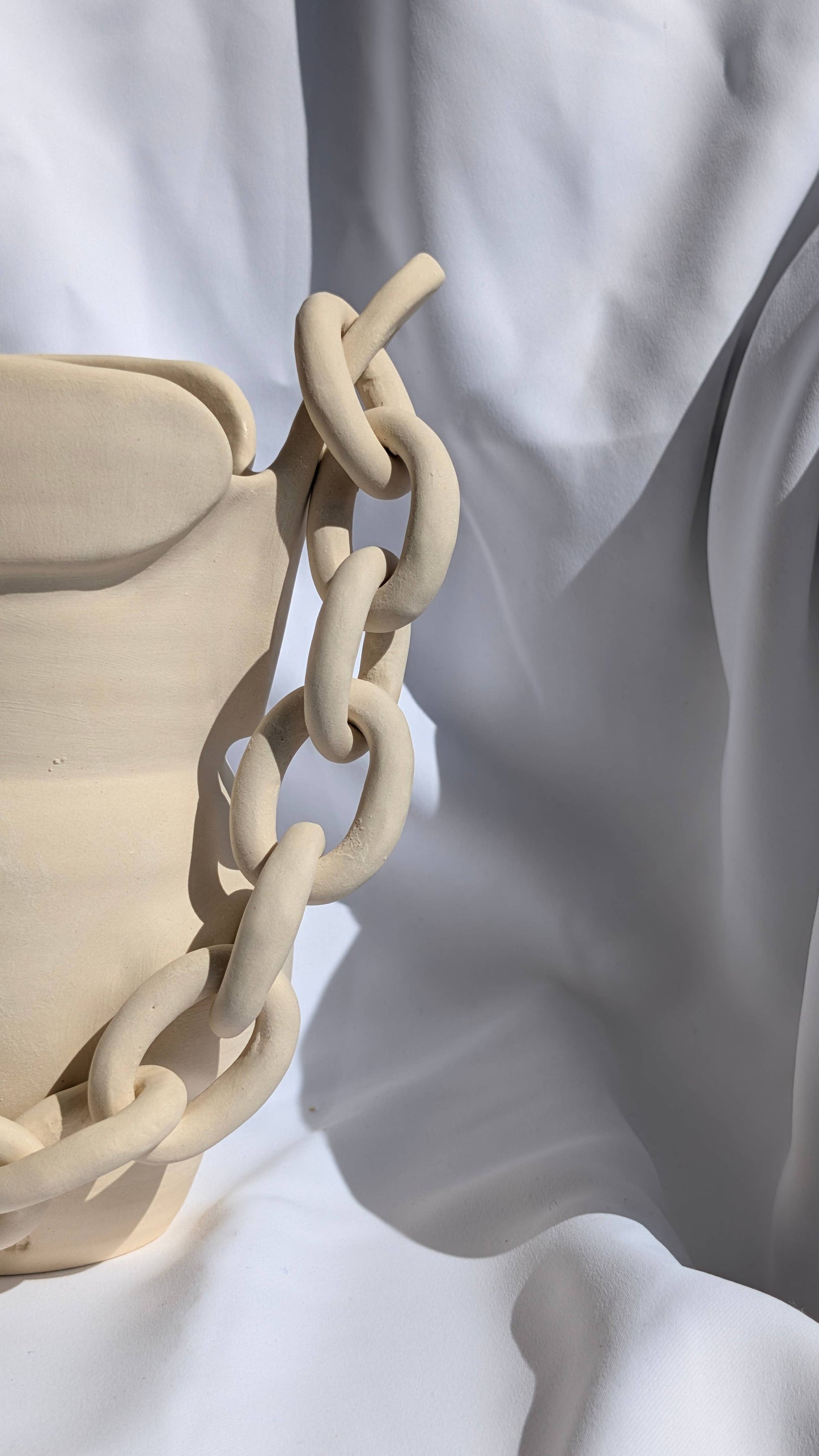 Handmade ceramic Vase | Chain vase | home decor | Decorative