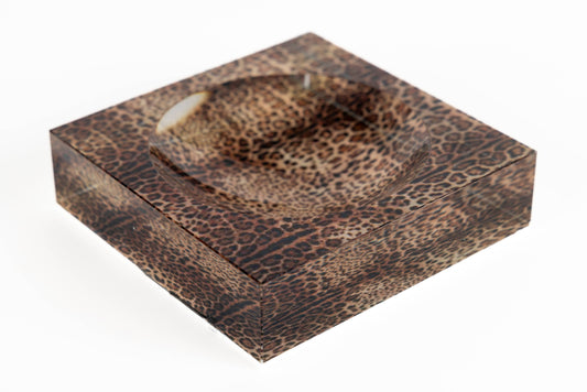 Leopard Acrylic Candy Tray