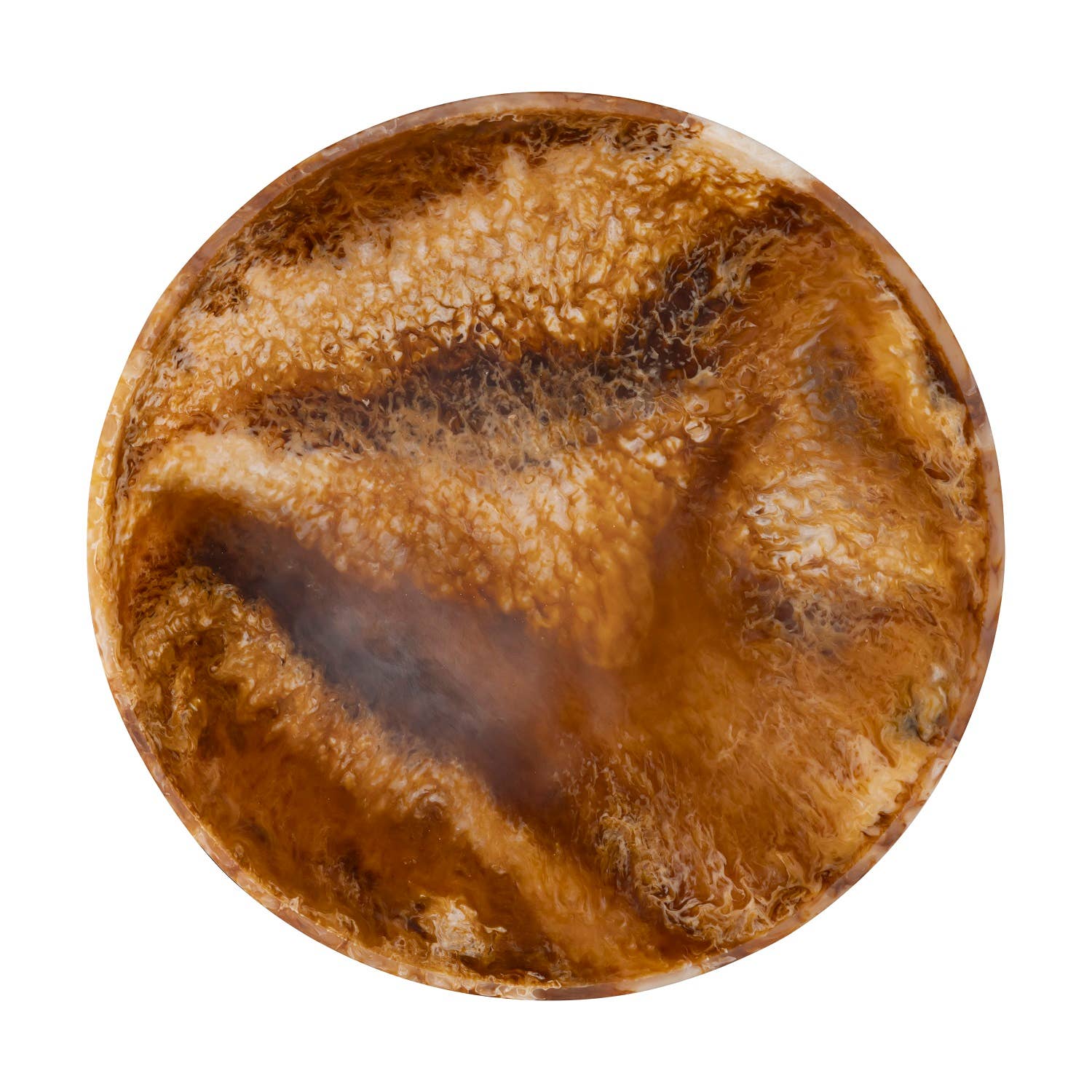 Matte Tortoise Resin Bowl - Thumbnail 5