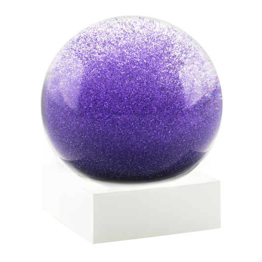 Serenity Sphere Purple Snow Globe
