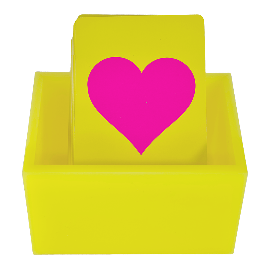 2 Deck card holder-Yellow