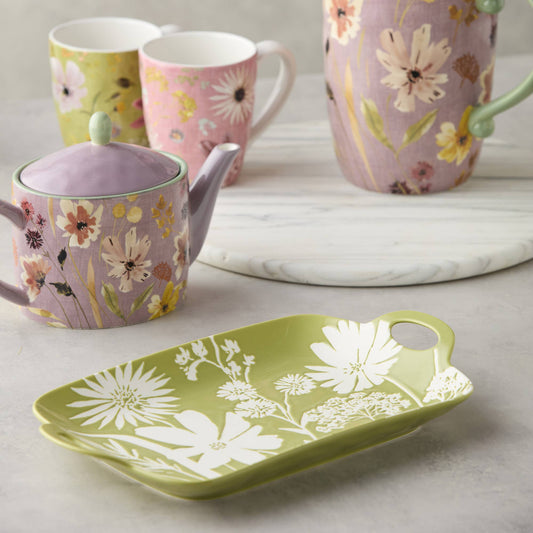Wildflowers Wax off Rectangular Platter NY Designers pick)
