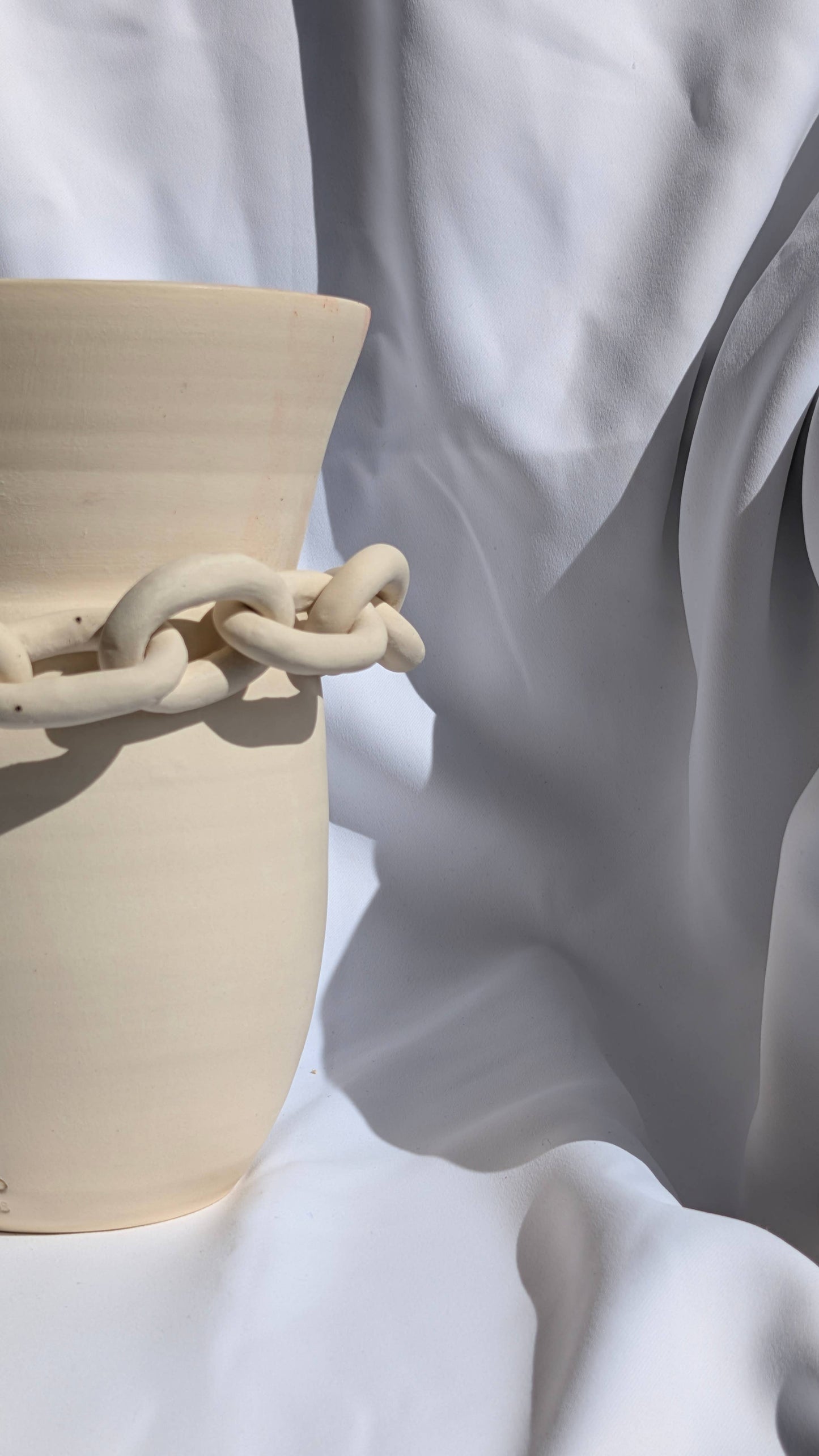 Handmade ceramic Vase | Chain vase | home decor | Decorative