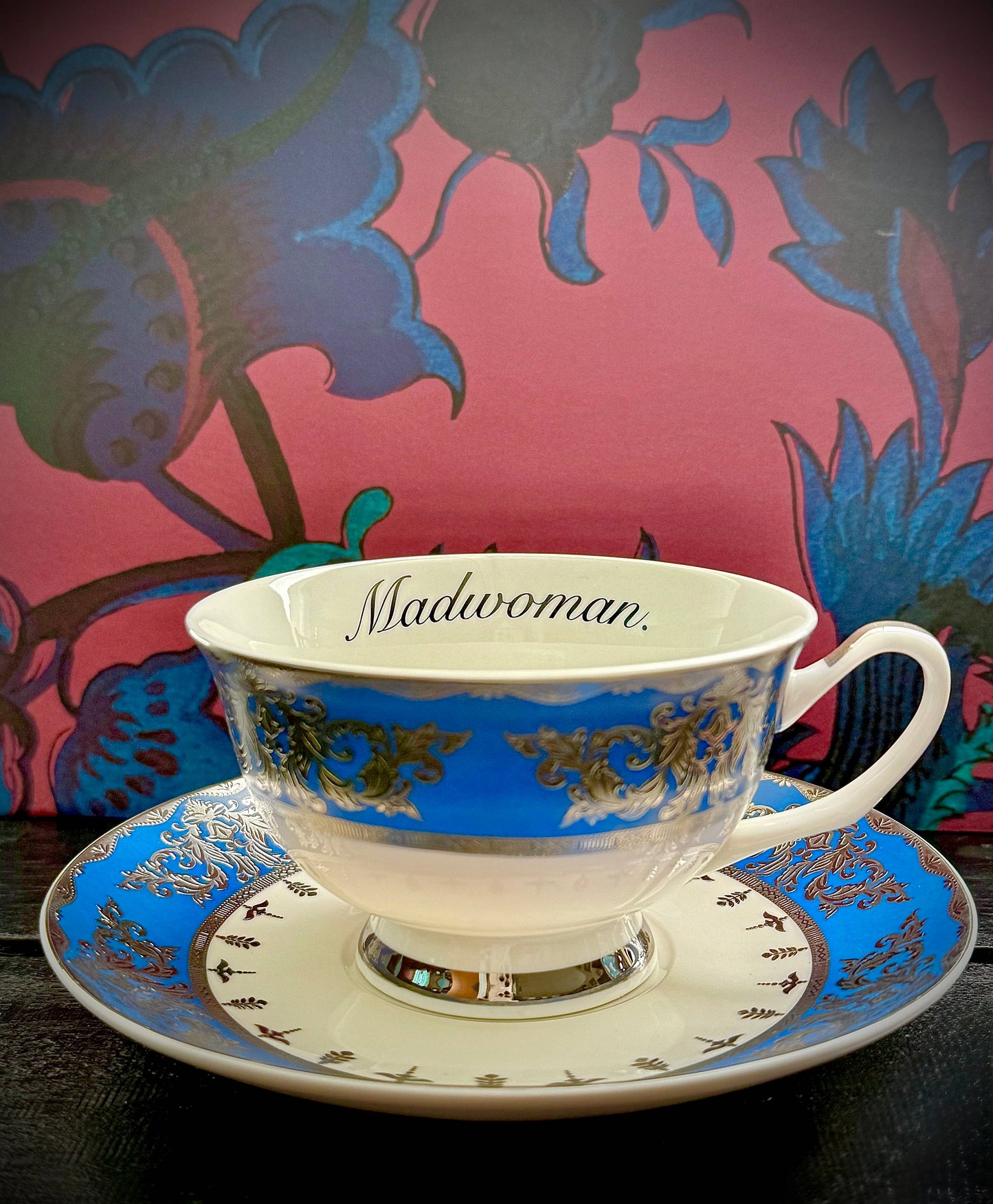 Madwoman cup and saucer