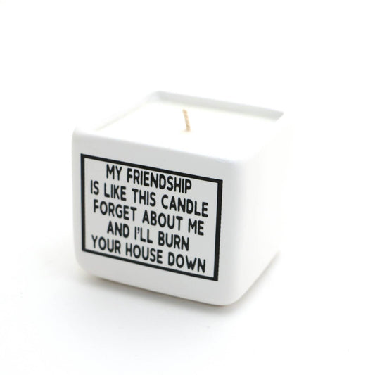 “My Friendship” unscented candle