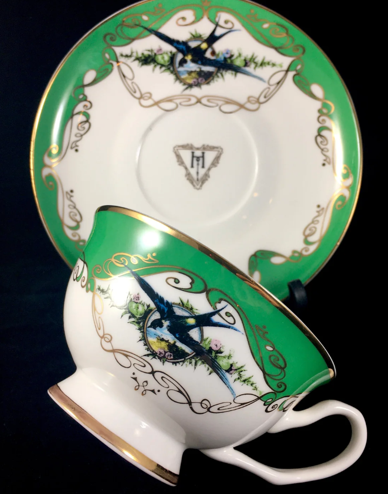 Havisham Green I could poison you teacup and saucer