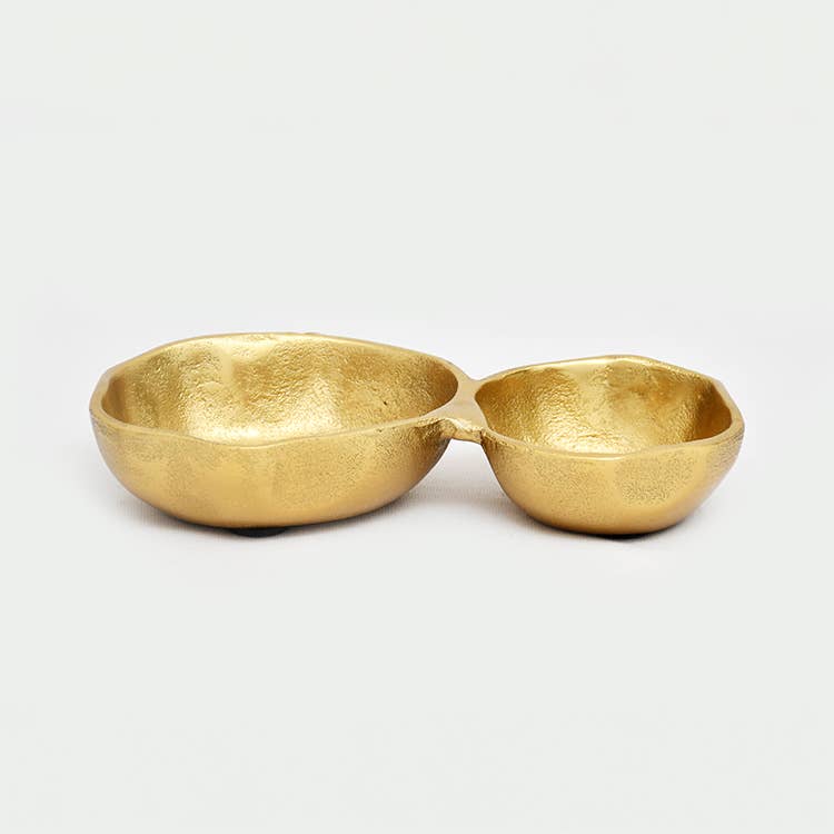 Gold Two Section Bowl