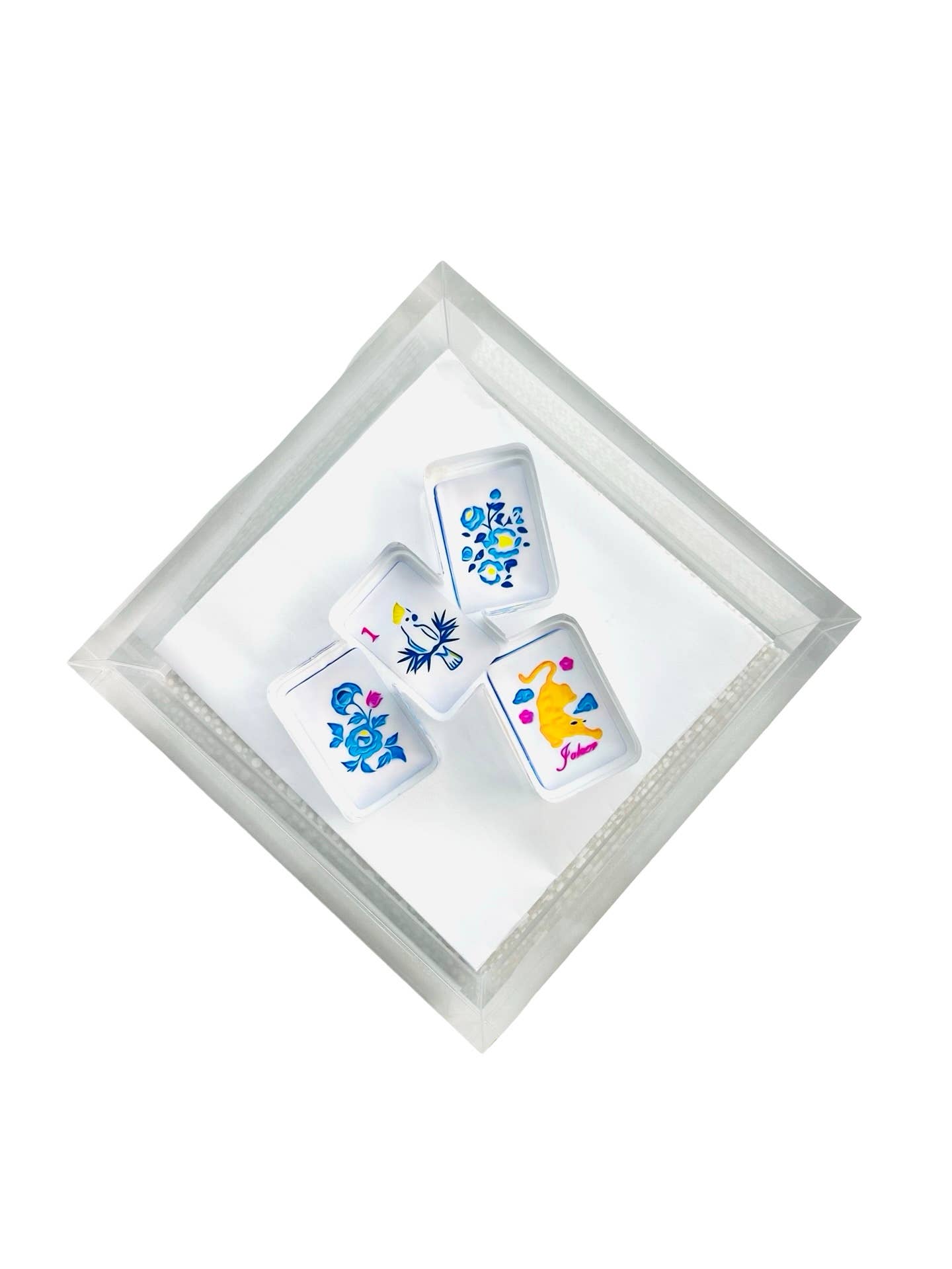 Acrylic Napkin Weight - Mahjong 2