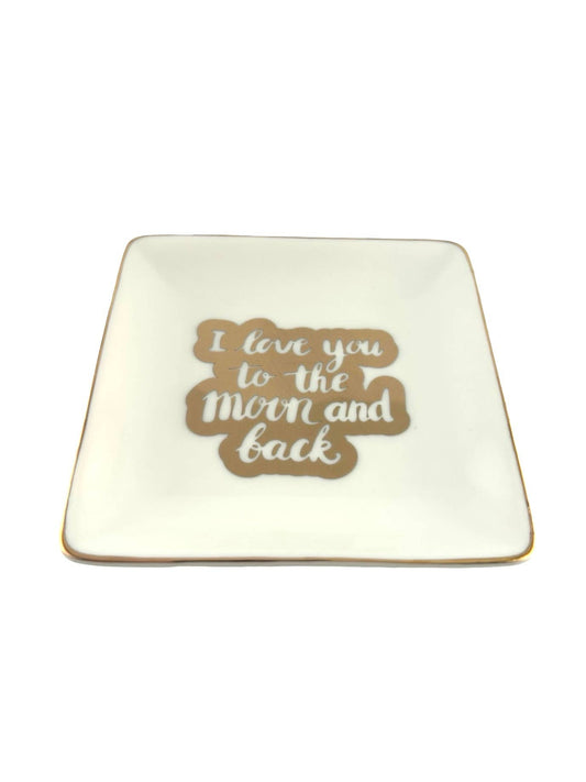 Trinket Dish, Moon and Back