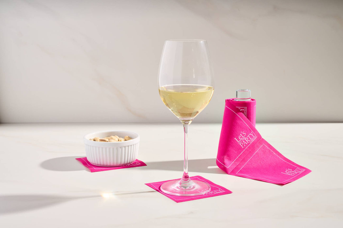 Exclusive Cocktail Napkin Stand in Glass