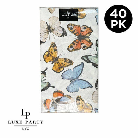 Butterfly Paper Dinner Napkins | 40 Napkins