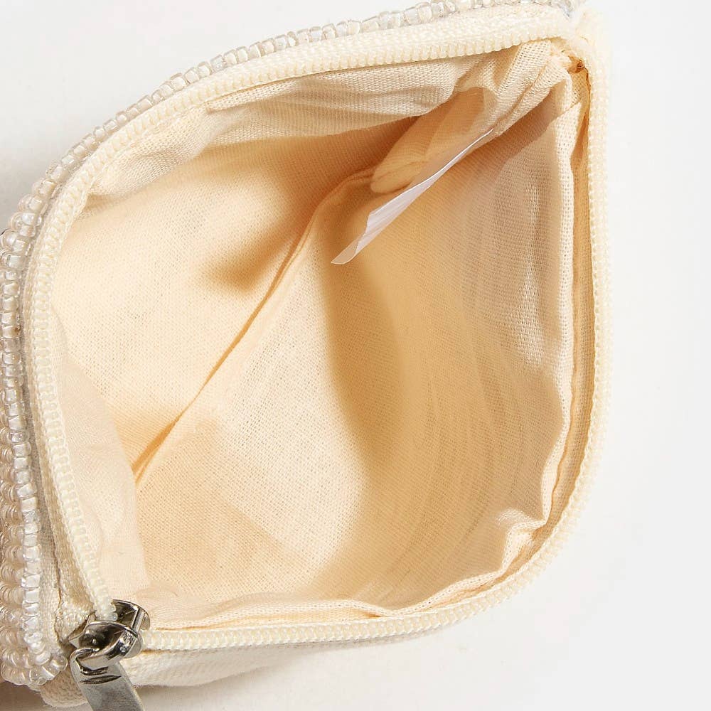 Amazing Teacher Seed Beaded Coin Purse