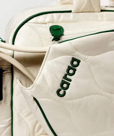 Tennis Quilted Duffel in Ivory