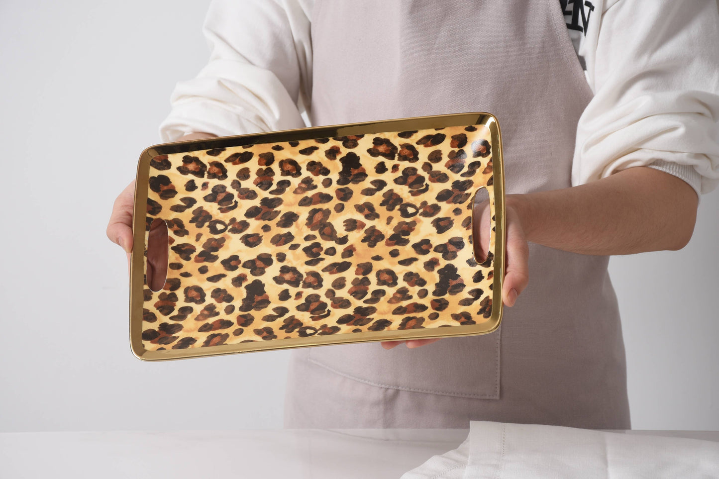 Tray in Leopard Print