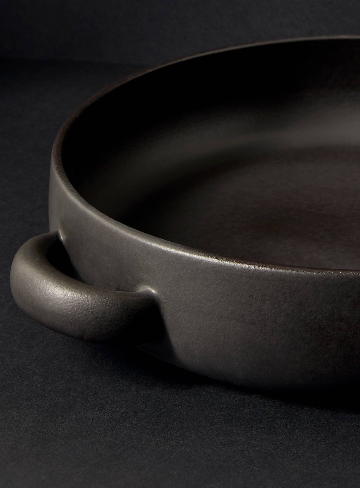Stoneware Serving Plate with Handles