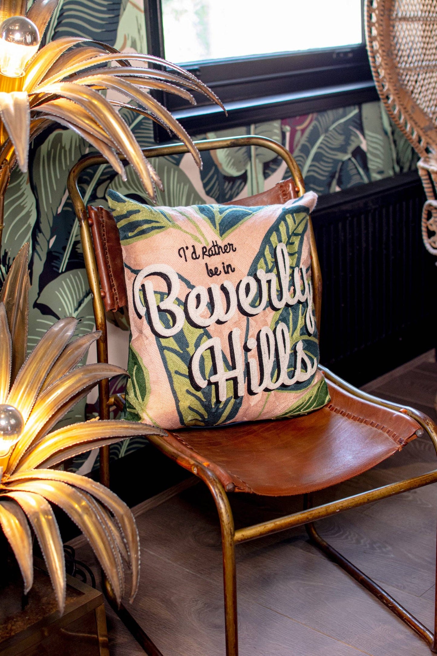 Beverly Hills Needlepoint Cushion (Limited Edition)