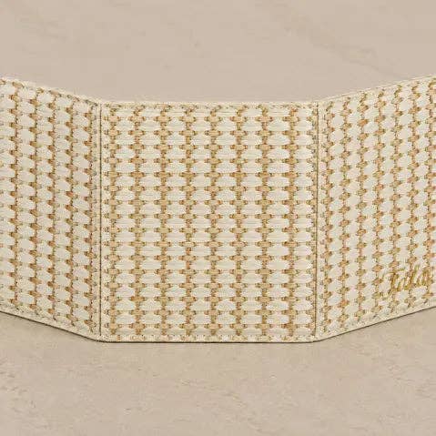 Mahjong Card Holder/Folio in Sand