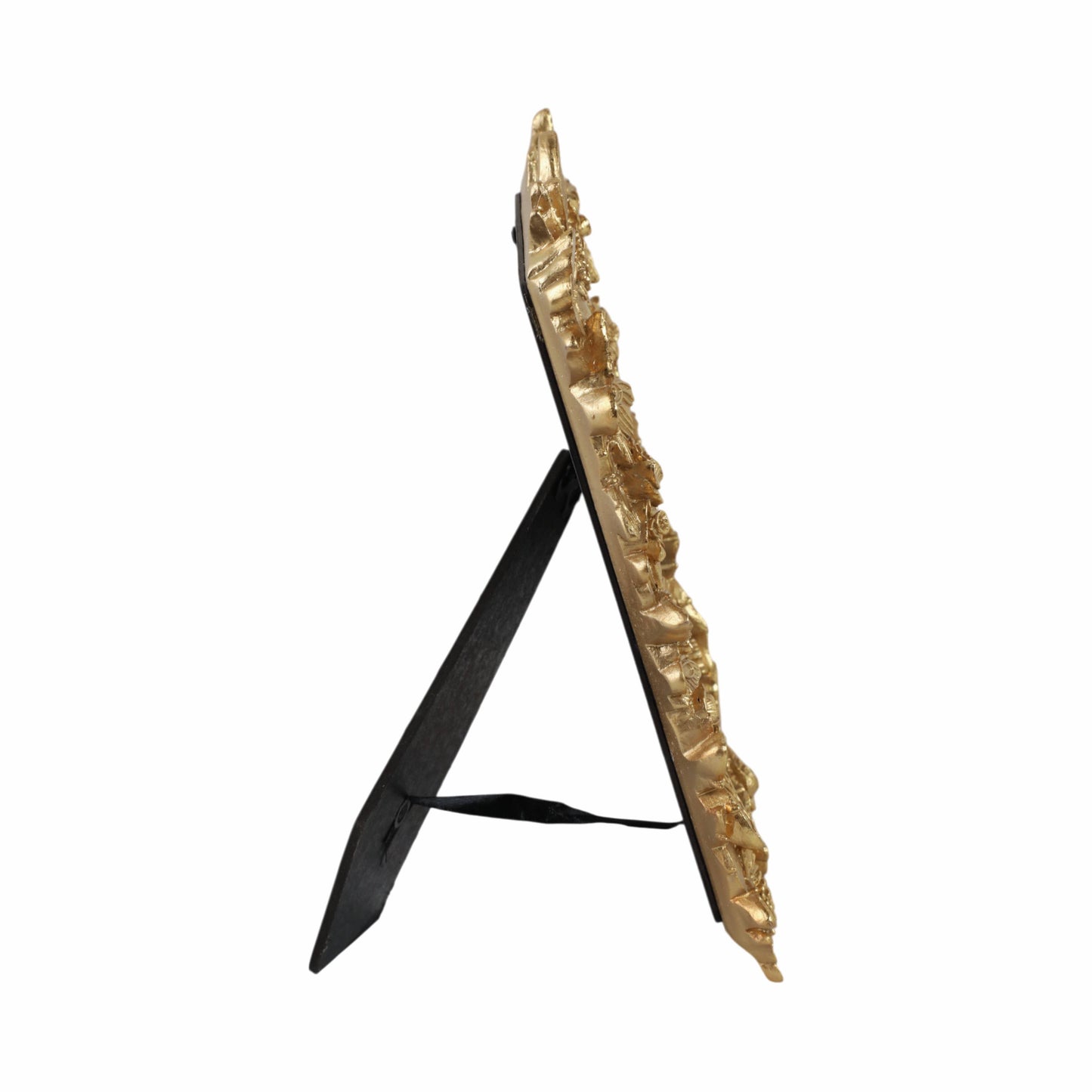 5 in. x 7 in. Gold Resin Butterflies Photo Frame