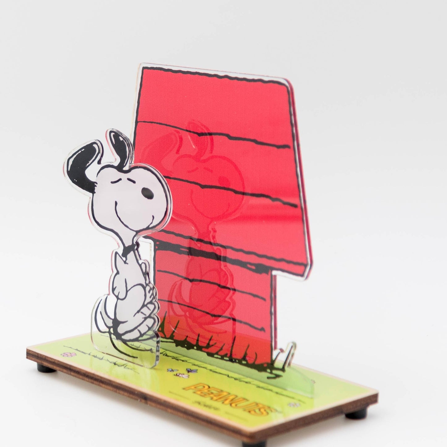 Peanuts® Dancing Snoopy Wood & Acrylic Laser Sculpture