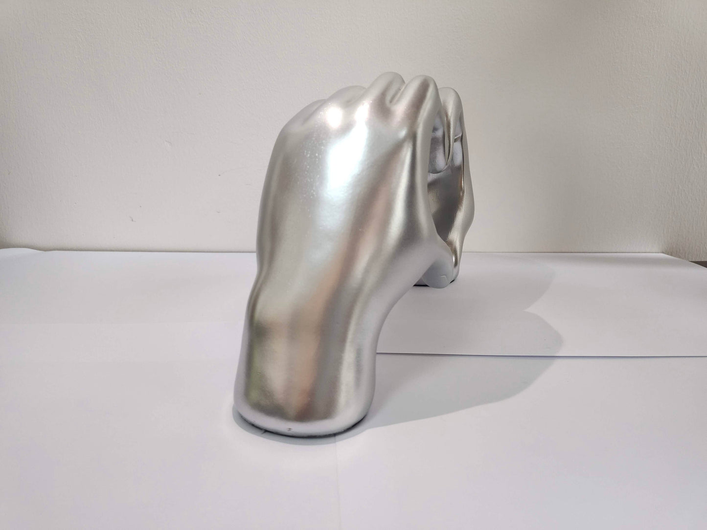 Heart Hand Sculpture, Love Gesture Statue, Home Decor Accent